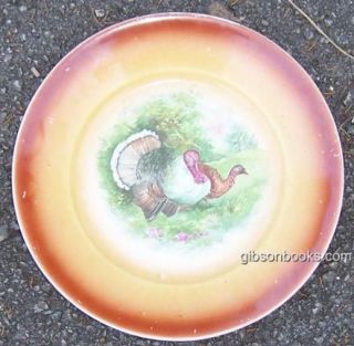 Vintage Liverpool Pottery Small Plate with Turkeys Perfect for 