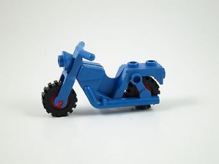 Used LEGO Vehicle   Blue Motorbike / Motorcycle / Dirt Bike
