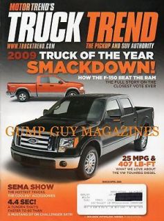   magazine Apr 2009 TOYOTA TUNDRA Diesel SEMA BUYERS GUIDE pickup SUV