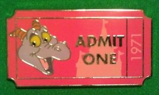 2012 Figment Walt Disney World Ticket Trading Pin
