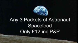 Any 3 Packets of Astronaut Space Food You Choose
