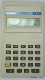 sanyo calculator in Vintage Calculators
