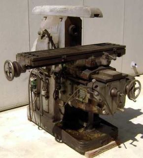 Van Norman Milling Machine with Vertical Head & Universal Table