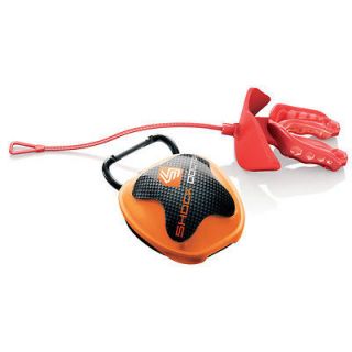 Shock Doctor Gel Max Lip Guard Mouthguard with Orange Case Red Youth