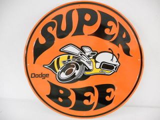 Dodge Super Bee XL 24 Parts Dealership Emblem Logo Garage Sign Hemi 