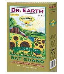 Dr. Earth Bat Guano   (2)   1.5 Lb. Bags  Made in the USA
