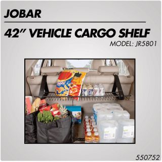 Jobar   Foldable Mini Van SUV Cargo Shelf Kit, 42 x 12, Steel 