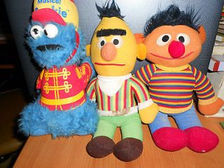 Sesame Street Cookie Monster, Bert and Ernie Knickerbocker dolls