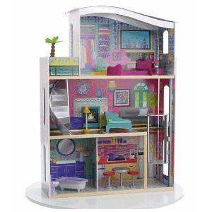 New Kidkraft Wooden Glitter Dream Suite Dollhouse Doll House
