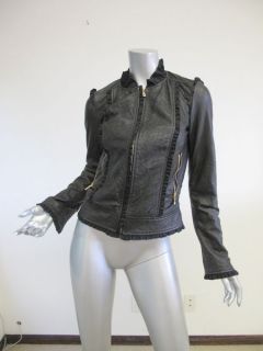 dolce gabbana leather jacket in Womens Clothing