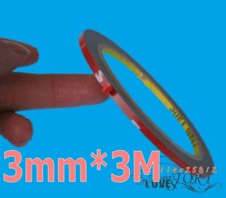 3mm* 3m Double Side Acrylic Foam Tape Adhesive used for car Parts Made 
