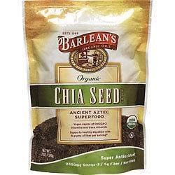 Barleans Organic Chia Seed 12 oz Omega 3 *4g fiber *non GMO 