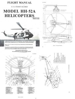 SIKORSKY S 62 HH 52A Sea Guard HELICOPTER MANUAL USCG search rescue 