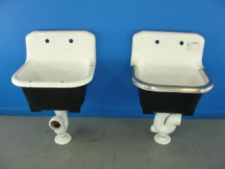 REFURBISHED CAST IRON SERVICE SINK w/ Stainless Guard & 3 ProFlo Trap
