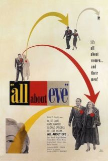 ALL ABOUT EVE CLASSIC 1950S DRAMA A3 FILM POSTER REPRINT STARRING 