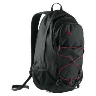   ] Mens Nike ACG Outdoor Backpack School Bag Black Red Drawstring 2012