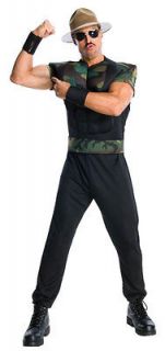   Army WWE Professional Wrestling Dress Up Halloween Adult Costume