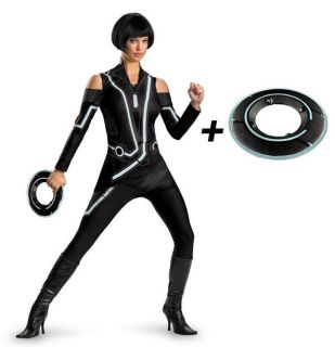 Tron Quorra Deluxe Adult Femail Costume Size S + Tron Legacy Identity 
