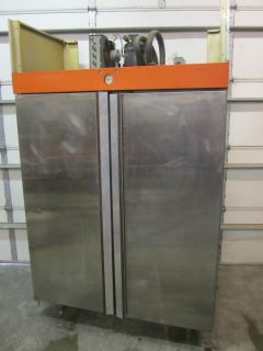 Door Stainless Steel Reach In Commercial Refrigerated Refrigerator 