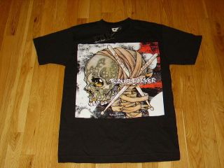 BRAND NEW FAMOUS STARS AND STRAPS TRAVIS BARKER T SHIRT WITH TAGS MENS 