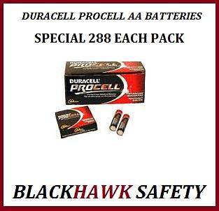 AA DURACELL PROCELL BATTERIES 288 PACK (288 BATTERIES) *ALWAYS FRESH 