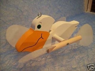 Hand Crafted WhirliGig NEW Whirly Gig Whirely Pelican