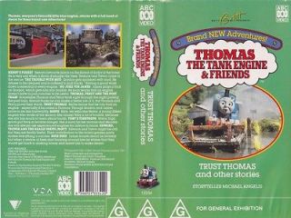 THOMAS THE TANK ENGINE TRUST THOMAS VHS VIDEO PAL~ A RARE FIND