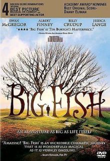 BIG FISH [DVD] [2004] [1 DISC] [MULTILINGUAL] [REGION 1]   NEW DVD