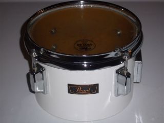 VINTAGE PEARL 8 FIBERGLASS CONCERT TOM WITH RARE CLIP MOUNT