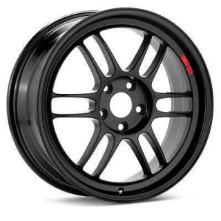 18 Enkei wheels RPF1 18x9.5 Black EVO 8 9 X 10 Mustang