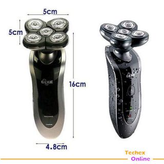 Mens 5 Head rechargeable washable electric Shaver Shaving Razor Free 