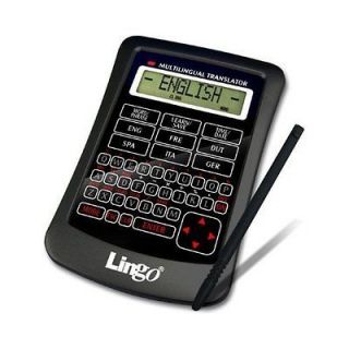 Lingo Stylus Touch Six Language Pocket Translator TR 6