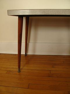   MODERN FORMICA TABLE STAND END SIDE TABLE GREY 50S ATOMIC AGE