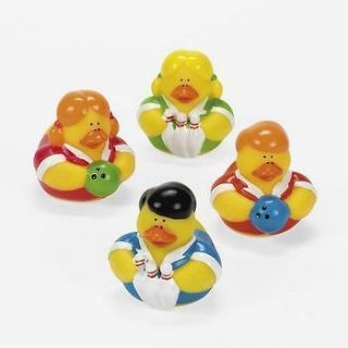 BOWLING RUBBER DUCKS Ducky Bowl Ball Kids Birthday Party Favors Cake 