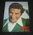 Souvenir Theatre Program, in English & French GILBERT BECAUD pictures 
