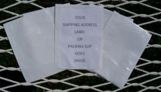 50 Packing Shipping Label Envelopes, 5.5 x 7.5 inch, Clear, Peel and 