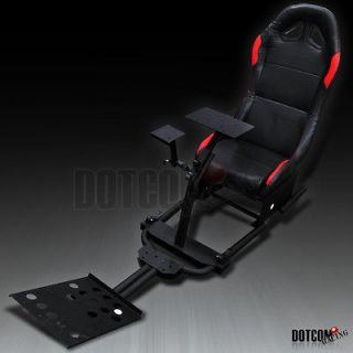 XBOX 360 NEW OPEN WHEEL SIMULATOR GAMING PLAY SEAT BLACK PC GAME GT5 