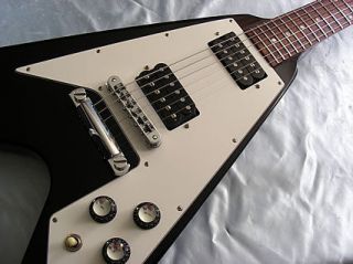 1997 Gibson USA 67 RI Flying V 1967 Reissue Black w HSC NICE FREE 