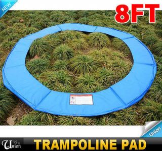   8FT Round Trampoline Safety Frame Pad Blue Trampoline Parts Accessory