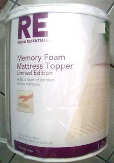 MATTRESS PAD TOPPER MEMORY FOAM EXTRA LONG TWIN COLLEGE DORM BED 1 1 