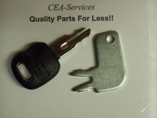 Old Style Ignition & Master Disconnect Keys Fits Cat Caterpillar & ASV 