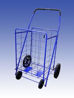 Extra Large Heavy Duty Folding Shopping Cart for Grocery, Laundry 