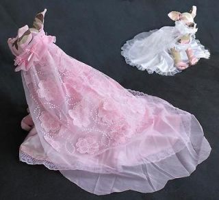   Dog Dresses Pet Clothes Elegant Wedding Gown Dog Full Dress Clothing