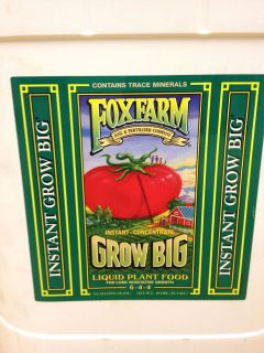 Fox Farm GROW BIG Nutrients Liquid for Soil 2 oz 4 oz 6 oz 8 oz Free S 