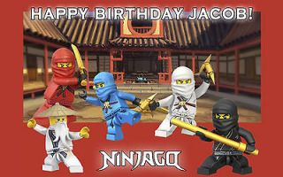 lego ninjago cake in Holidays, Cards & Party Supply