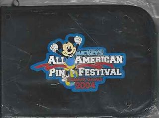 Disney Pin Bag   small   All American Pin Festival 2004 summer games