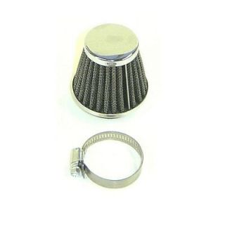 39mm Clamp On Air Filter W Chrome End Honda Motorcycle CB750 CB550 
