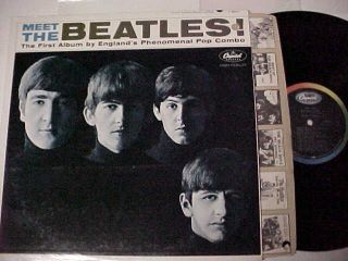     Meet The Beatles 1964 Capitol Mono LP Record Album   Original