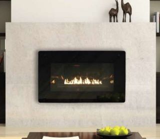 Vent Free Gas Fireplaces Fire Glass Loft Linear Ventless Fireplace
