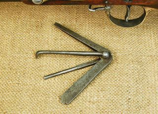 Original Antique Folding Flintlock Combination Tool